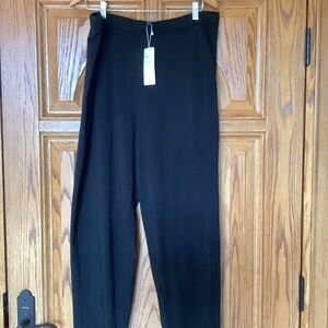 Eileen Fisher Black Pants/slouch ankle pants